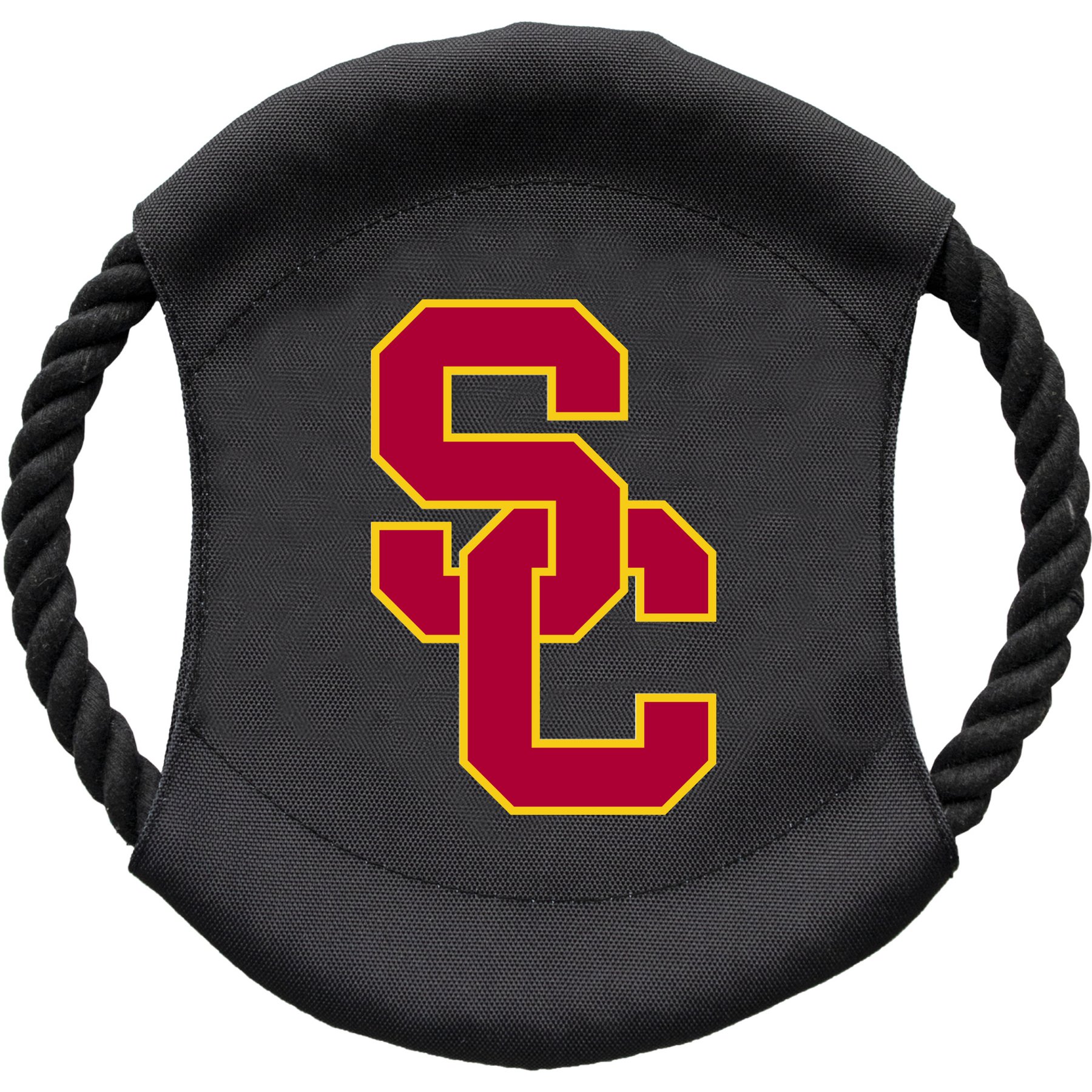 Littlearth NCAA Flying Disc Dog Toy, USC Trojans