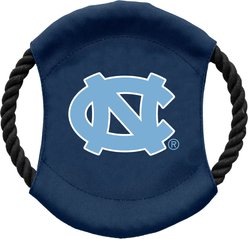 Littlearth NCAA Flying Disc Dog Toy, North Carolina Tar Heels