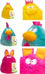 DogGoods Do Good Mother Clucker Outdoor Plush Dog Toy, Marble Blue slide 2 of 9