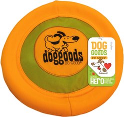 DogGoods Do Good Xtreme Flyer Outdoor Plush Dog Toy, Orange slide 1 of 8
