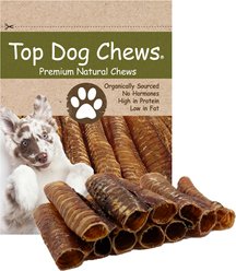 Top Dog Chews 6" Beef Trachea Dog Treats, 10 count