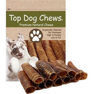 Top Dog Chews 6" Beef Trachea Dog Treats, 10 count