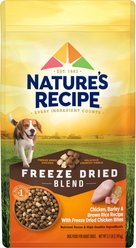 Nature's Recipe Freeze-Dried Blend Chicken, Barley & Brown Rice Dog Food, 3.5-lb bag