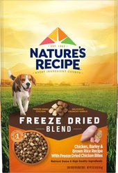 Nature's Recipe Freeze-Dried Blend Chicken, Barley & Brown Rice Dog Food, 10.5-lb bag