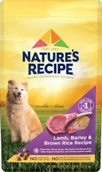 Nature's Recipe Adult Lamb, Barley & Brown Rice Recipe Dry Dog Food, 4-lb bag