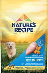 Nature's Recipe Grain-Free Puppy Chicken, Sweet Potato, & Pumpkin Recipe Dry Dog Food, 12-lb bag