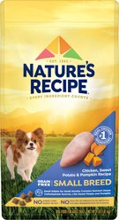 Nature's Recipe Small Breed Grain-Free Chicken, Sweet Potato & Pumpkin Recipe Dry Dog Food, 4-lb bag