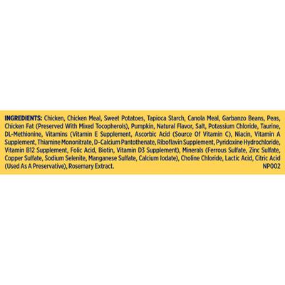Show full view: Nature's Recipe Grain-Free Chicken, Sweet Potato & Pumpkin Recipe Dry Dog Food, 24-lb bag slide 9 of 13