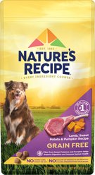 Nature's Recipe Grain-Free Lamb, Sweet Potato & Pumpkin Recipe Dry Dog Food, 4-lb bag