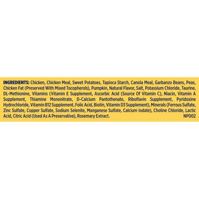 Show full view: Nature's Recipe Small Breed Grain-Free Chicken, Sweet Potato & Pumpkin Recipe Dry Dog Food, 12-lb bag slide 9 of 13