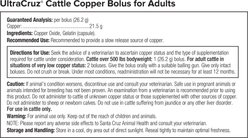 UltraCruz Copper Bolus Adult Cattle Supplement, 25 count slide 2 of 4