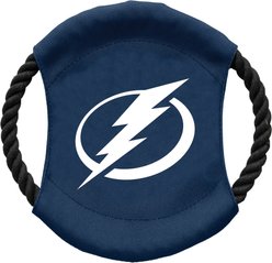 Littlearth NHL Flying Disc Dog Toy, Tampa Bay Lightning