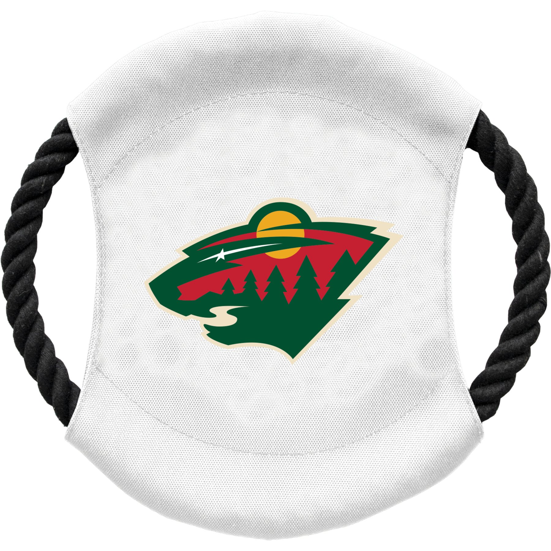 Littlearth NHL Flying Disc Dog Toy, Minnesota Wild