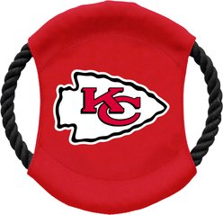 Littlearth NFL Flying Disc Dog Toy, Kansas City Chiefs