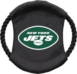 Littlearth NFL Flying Disc Dog Toy, New York Jets