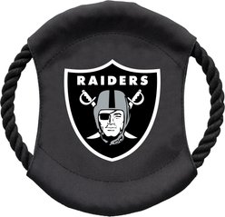 Littlearth NFL Flying Disc Dog Toy, Las Vegas Raiders