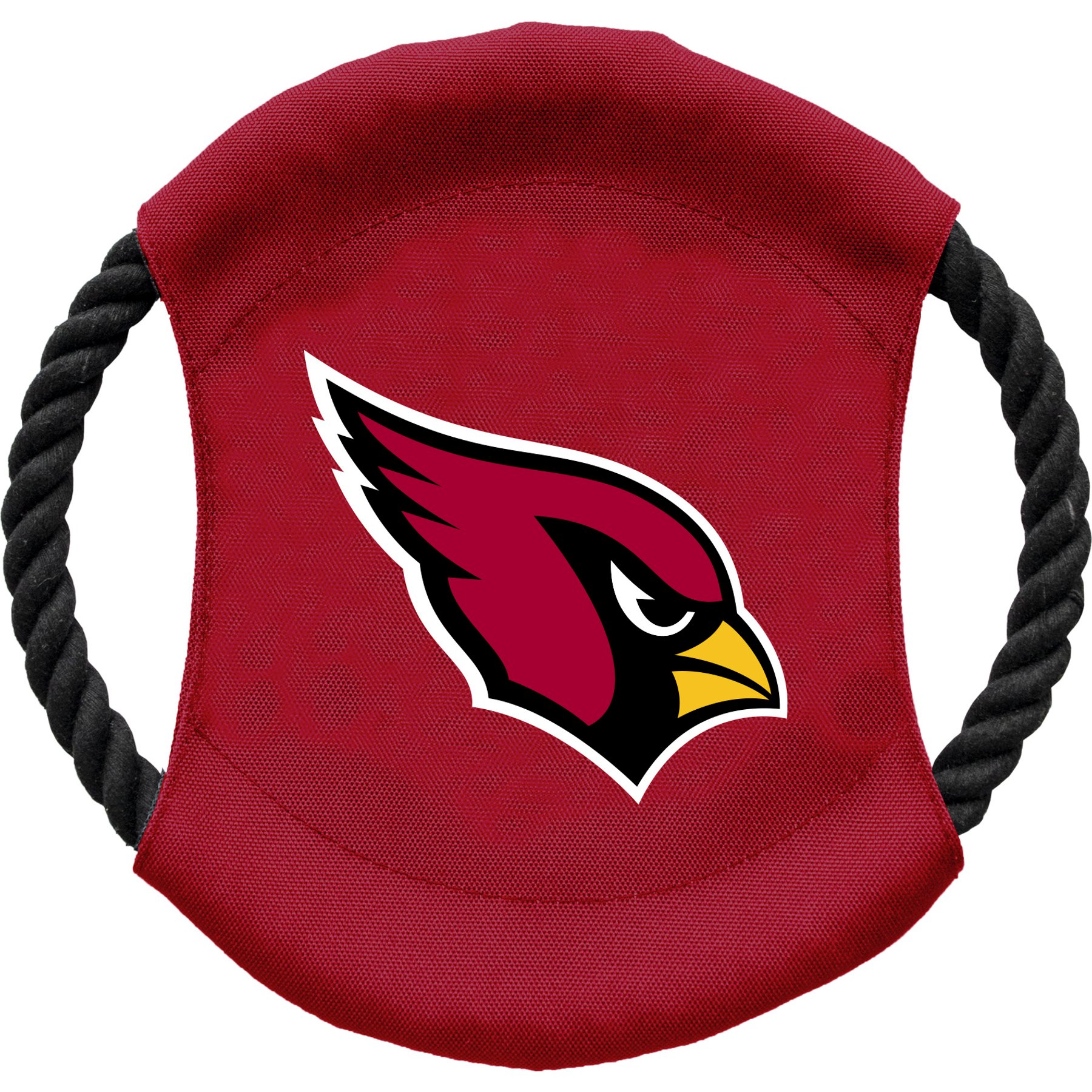 Littlearth NFL Flying Disc Dog Toy, Arizona Cardinals