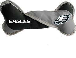 Littlearth NFL Tug Bone with Squeaker Dog Toy, Philadelphia Eagles