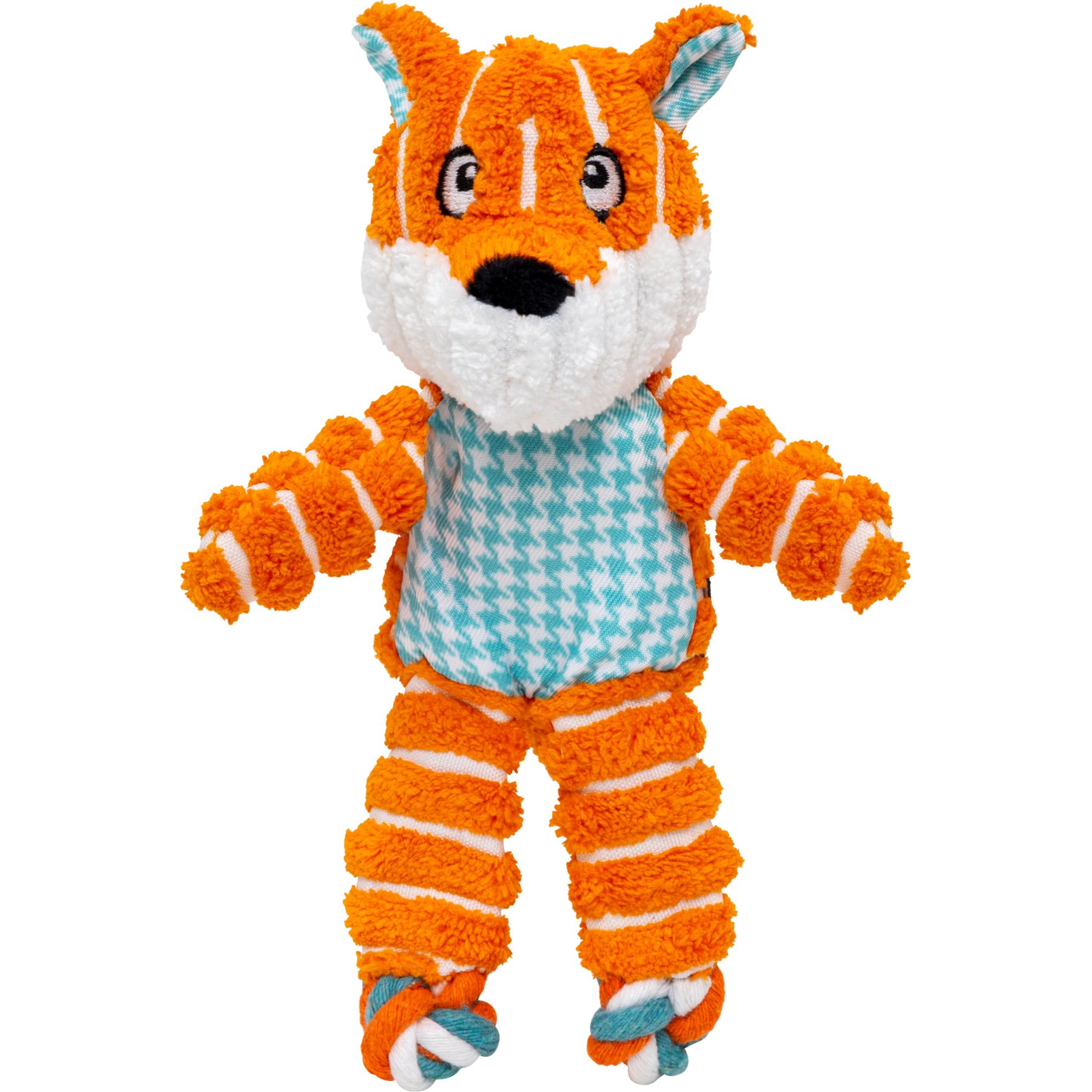 KONG Floppy Knots Dog Toy, Fox, X-Small