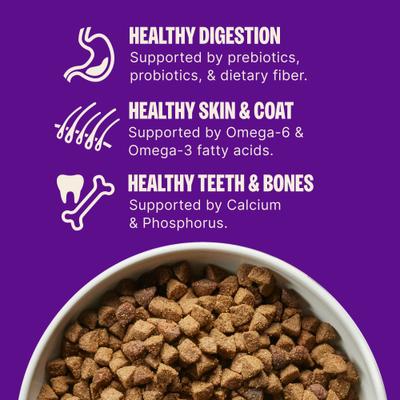 Show full view: Wellness Complete Health Adult Wholesome Grains Natural Chicken & Oatmeal Dry Dog Food, 30-lb bag slide 6 of 11