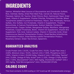 Wellness Complete Health Sensitive Skin & Stomach Adult Wholesome Grains Natural Salmon & Rice Dry Dog Food, 24-lb bag slide 2 of 9