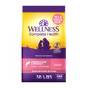Wellness Complete Health Sensitive Skin & Stomach Adult Wholesome Grains Natural Salmon & Rice Dry Dog Food, 38-lb bag