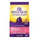 Wellness Complete Health Sensitive Skin & Stomach Adult Wholesome Grains Natural Salmon & Rice Dry Dog Food, 24-lb bag