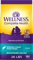 Wellness Complete Health Adult Wholesome Grains Natural Whitefish & Sweet Potato Dry Dog Food, 26-lb bag