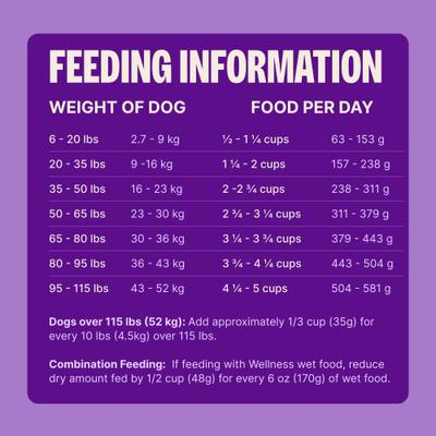 Show full view: Wellness Complete Health Adult Wholesome Grains Natural Lamb & Barley Dry Dog Food, 26-lb bag slide 10 of 11