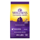 Wellness Complete Health Adult Wholesome Grains Natural Chicken & Oatmeal Dry Dog Food, 26-lb bag