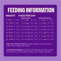 Wellness Complete Health Healthy Weight Adult Wholesome Grains Natural Chicken & Peas Dry Dog Food, 24-lb bag slide 2 of 9