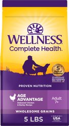 Wellness Complete Health Age Advantage Senior Wholesome Grains Natural Chicken & Barley Dry Dog Food, 5-lb bag