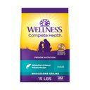 Wellness Complete Health Adult Wholesome Grains Natural Whitefish & Sweet Potato Dry Dog Food, 15-lb bag