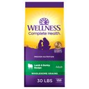 Wellness Complete Health Adult Wholesome Grains Natural Lamb & Barley Dry Dog Food, 30-lb bag