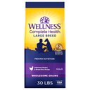 Wellness Complete Health Large Breed Adult Wholesome Grains Natural Chicken & Brown Rice, 30-lb bag