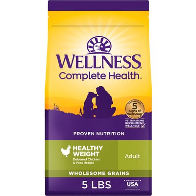 Wellness Wellness Complete Health Healthy Weight Chicken & Peas Dog Food, 5-lb