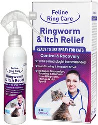 Feline Ring Care Ringworm & Itch Relief RTU Wound Care Spray for Cats, 8-fl oz bottle