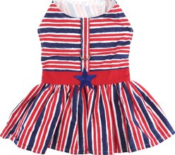 Doggie Design Patriotic Dog Dress, Red, X-Large