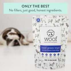 The New Zealand Natural Pet Food Co. Woof All Lifestages Natural Beef Green Tripe Dog Food Topper, 6.3-oz slide 2 of 7