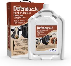 Norbrook Defendazole Parasite Control Oral Liquid Beef, Dairy Cattle & Goats Dewormer, 5-L bottle