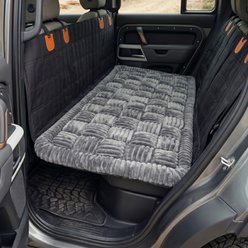 PETSPARX Non-Slip Mat Car Seat Protector Dog Bed, Medium, Gray