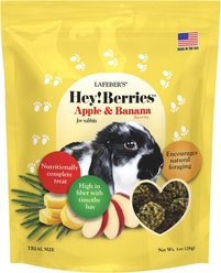 Lafeber Hey! Berries Apple & Banana Rabbit Treats, 1-oz bag