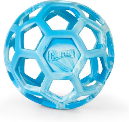 Show full view: Chuckit! Hol-EE Roller Exercise Ball Dog Toy, Blue, Large slide 2 of 4