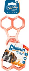 Chuckit! Hol-EE Exercise Chew Bone Dog Toy, Orange, Large