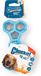 Chuckit! Hol-EE Exercise Chew Bone Dog Toy, Blue, Small slide 1 of 3