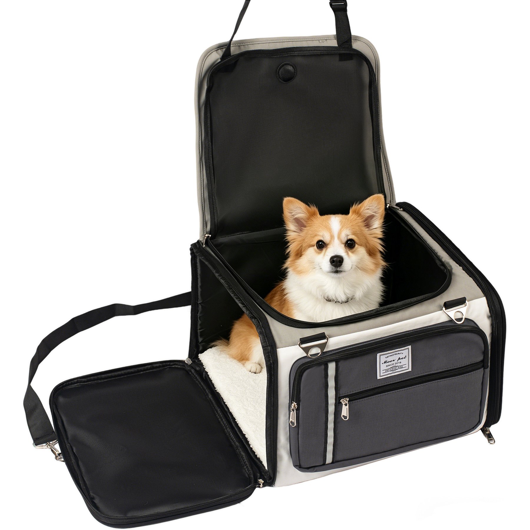 Niubya Car Carry Bag Dog & Cat Carrier, Blue