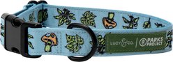Lucy & Co. Feel the Earth Breathe Adjustable Dog Collar, Small: 8 to 14-in neck, 1/2-in wide
