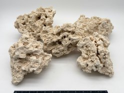 NATURE'S ROCKS Coral Base Aquarium Rock, White, 20-lb