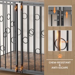 Rupzen Modern Furniture Style Dog Crate, Black, 38 Inch slide 2 of 7