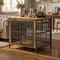 Show in main carousel: Rupzen Furniture-Style TV Stand Dog Crate, Brown, 40-in slide 3 of 8